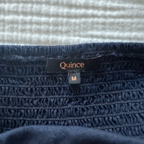 Quince Navy Linen Tubetop Garment - Picture 4 of 4